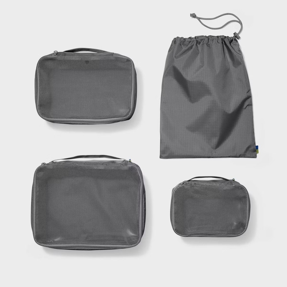 4pc Packing Cube Set - Open Story™ Gray